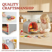 Hape - LIGHT & SIZZLE PIZZA OVEN SET Toys & Games