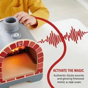 Hape - LIGHT & SIZZLE PIZZA OVEN SET Toys & Games