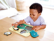 Hape - MET ANIMAL FRIENDS PEG PUZZLE Mother & Baby