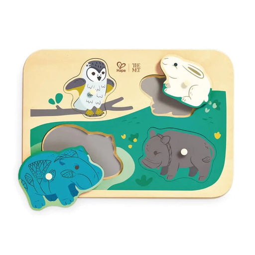 Hape - MET ANIMAL FRIENDS PEG PUZZLE Mother & Baby