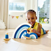 Hape - MET HOKUSAI GREAT WAVE BLOCKS Toys & Games