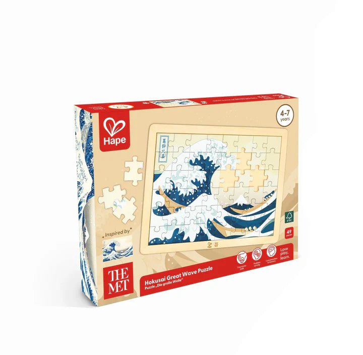 Hape - MET HOKUSAI GREAT WAVE PUZZLE Toys & Games