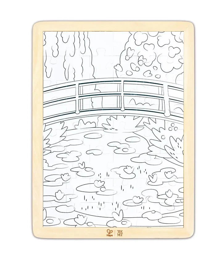 Hape - MET MONET WATER - LILY GARDEN PUZZLE Toys & Games