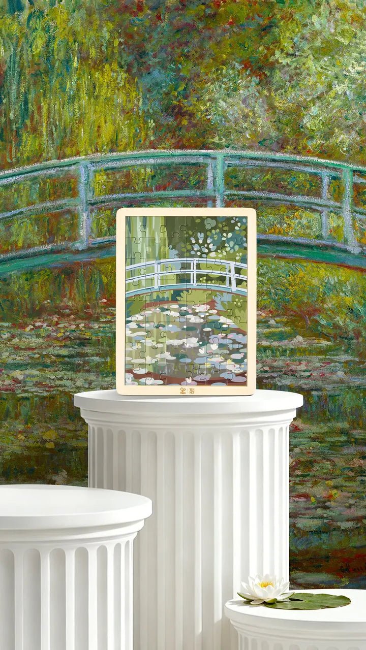 Hape - MET MONET WATER - LILY GARDEN PUZZLE Toys & Games