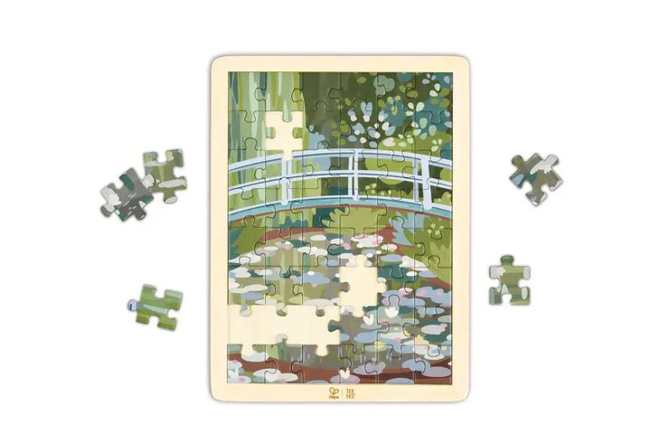 Hape - MET MONET WATER - LILY GARDEN PUZZLE Toys & Games