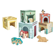 Hape - MET MUSEUM NESTING BLOCKS Toys & Games
