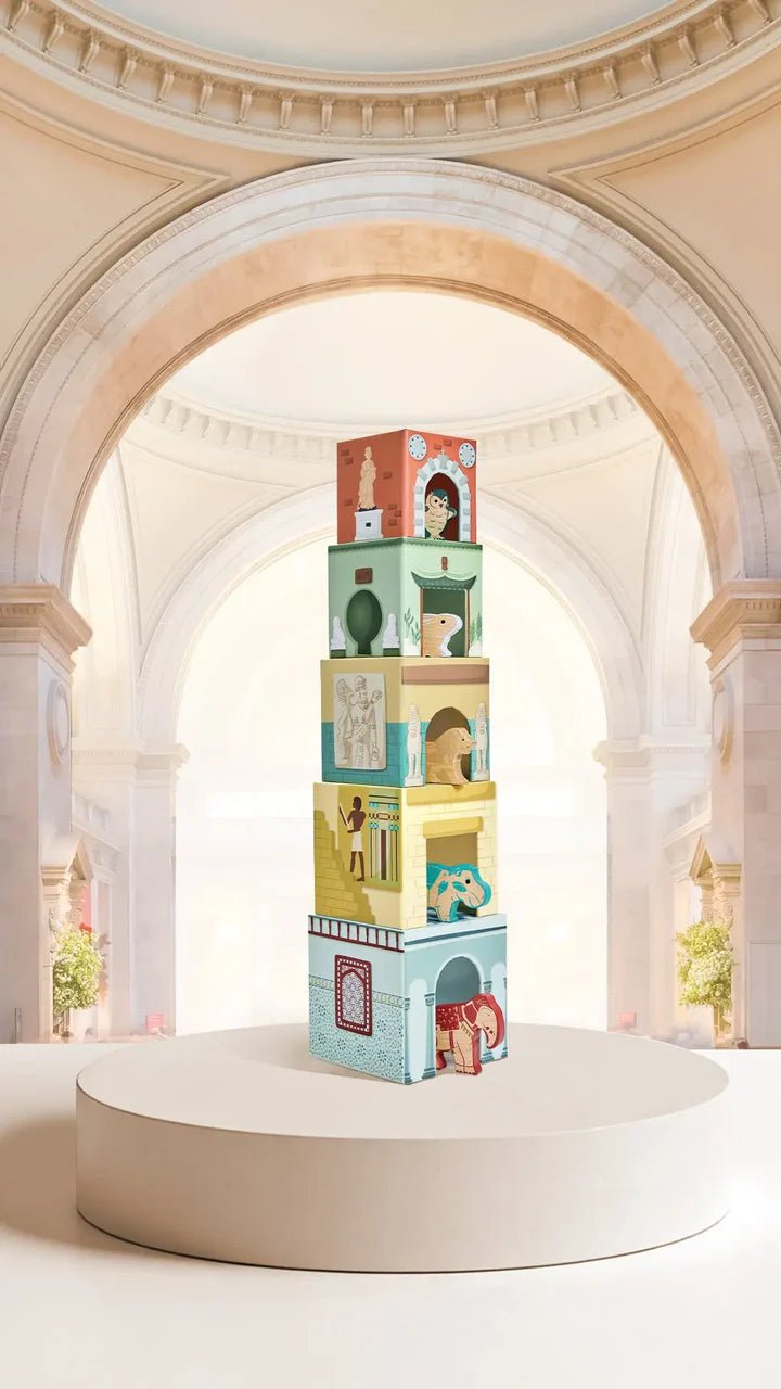 Hape - MET MUSEUM NESTING BLOCKS Toys & Games
