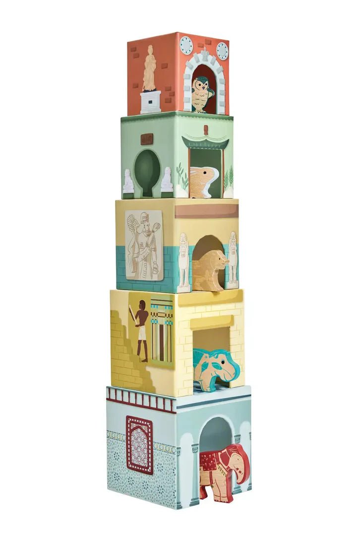 Hape - MET MUSEUM NESTING BLOCKS Toys & Games