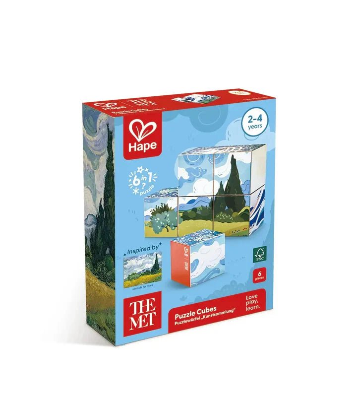 Hape - MET PUZZLE CUBES Toys & Games