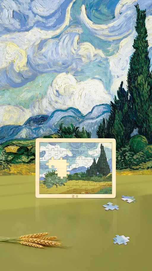 Hape - MET VAN GOGH CYPRESSES PUZZLE Toys & Games