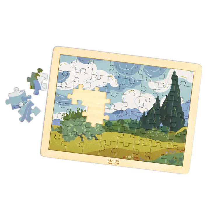 Hape - MET VAN GOGH CYPRESSES PUZZLE Toys & Games