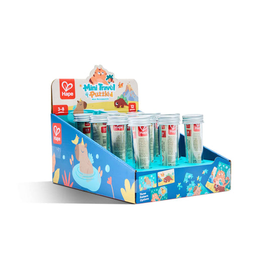 Hape - MINI TRAVEL PUZZLE (12PCS/DISPLAY - 3 ASST)