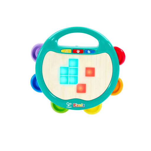 Hape Pixel Beat Tambourine with light-up pixel display