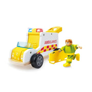 Hape - RAPID RESPONSE TOY AMBULANCE Toys & Games