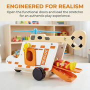 Hape - RAPID RESPONSE TOY AMBULANCE Toys & Games