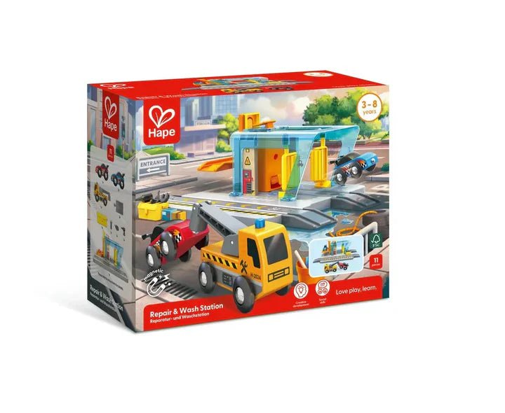 Hape - REPAIR & WASH STATION Games & Toys