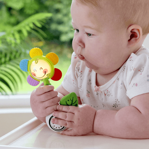 Hape - SHAKE ''N SPARKLE FLOWER RATTLE Games & Toys