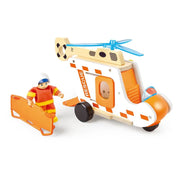 Hape - TO THE RESCUE HELICOPTER SET Toys & Games