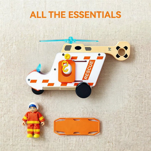 Hape - TO THE RESCUE HELICOPTER SET Toys & Games