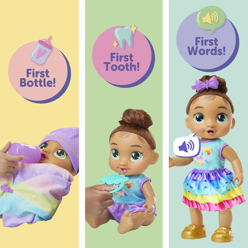 Hasbro - Baby Alive - Baby Grows UP Brnh - Sophia Toys & Games