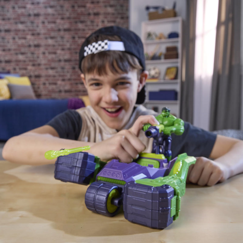 Hasbro - MARVEL - AVENGERS - 4" HULK BLAST N SMASH TRUCK Toys & Games