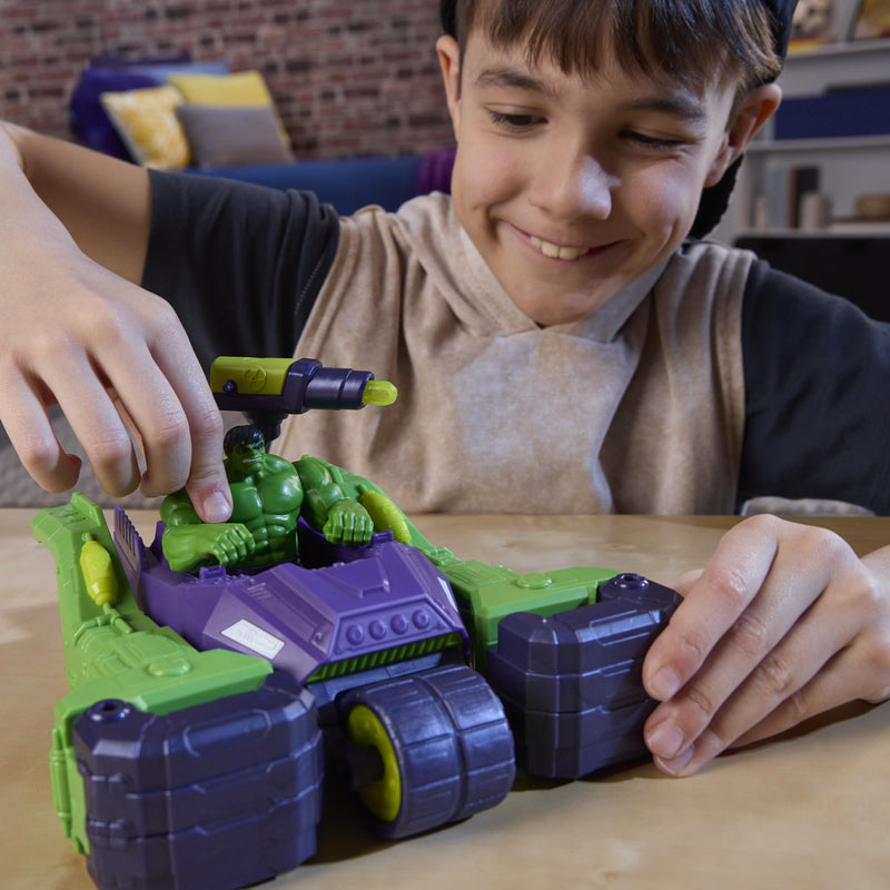Hasbro - MARVEL - AVENGERS - 4" HULK BLAST N SMASH TRUCK Toys & Games