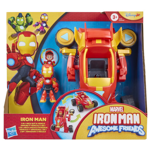Hasbro - MARVEL - IRONMAN & FRIENDS - 2in1 MECH AST Toys & Games