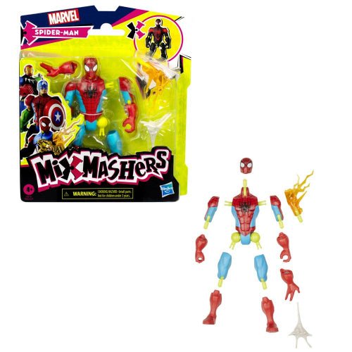 Hasbro - Marvel - Spiderman - Mixmashers Spiderman Basic FIG Toys & Games