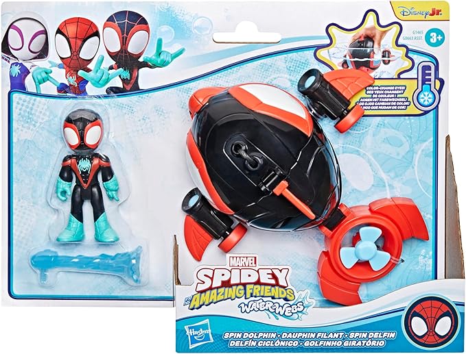 Hasbro - MARVEL - SPIDEY & FRIENDS - WATERWEBS VEHICLE ASST Toys & Games