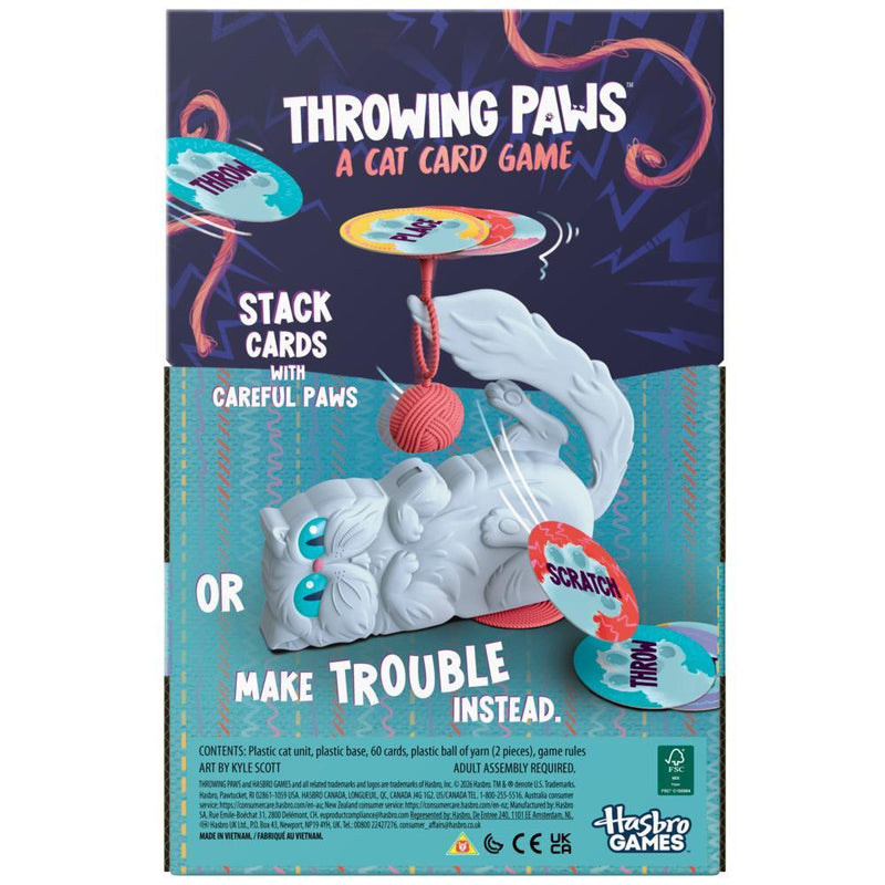 Hasbro - THROWING PAWS Toys & Games