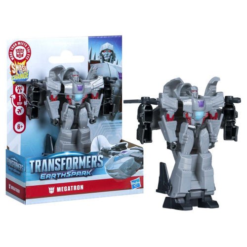 Hasbro - Transformers - Earthspark 1 Step Smash Megatron Toys & Games