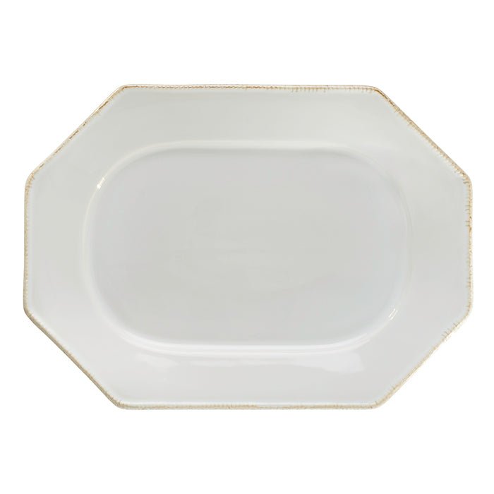 HBC - Luzia Cloud White Oct. Platter Home & Kitchen