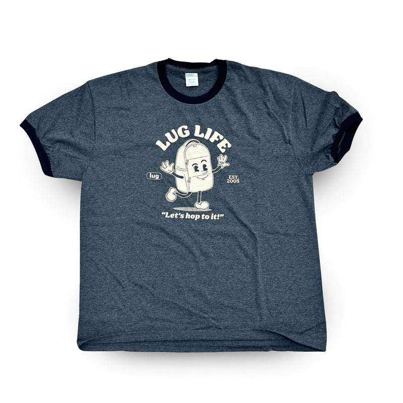 LUG - Buddies Tee Shirt - HEATHER GREY HUGGIE / XL