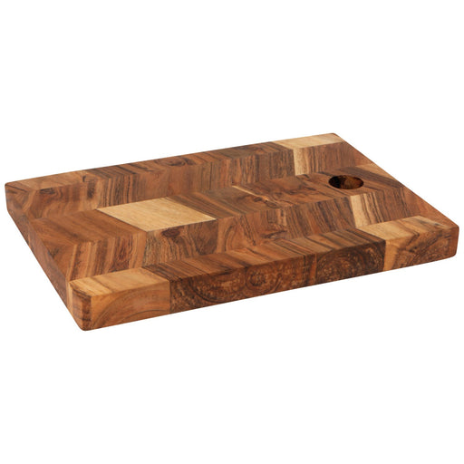 Heirloom - Acacia Chevron Serving Board 10 inch Home & Kitchen