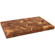 Heirloom - Acacia Chevron Serving Board 15.5 inch Home & Kitchen