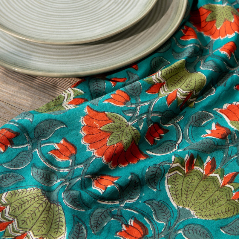 Heirloom - Allure Block Print Dishtowel Home & Kitchen