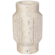 Heirloom - Altis Travertine Candle Holder Tall Home & Kitchen