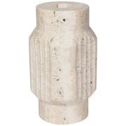 Heirloom - Altis Travertine Candle Holder Tall Home & Kitchen