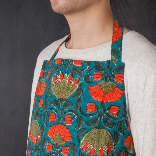 Heirloom - Apron Block Print Allure Home & Kitchen