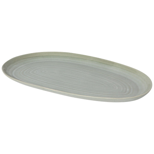 Heirloom - Aquarius Sage Oval Platter 10.5 Inch Home & Kitchen