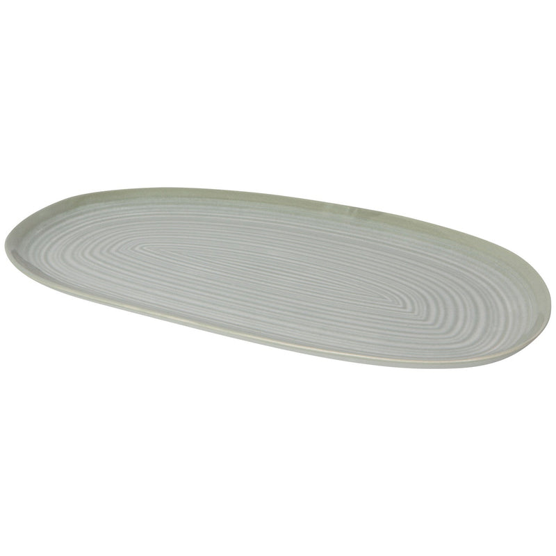 Heirloom - Aquarius Sage Oval Platter 15 Inch Home & Kitchen
