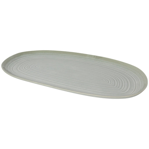 Heirloom - Aquarius Sage Oval Platter 15 Inch Home & Kitchen