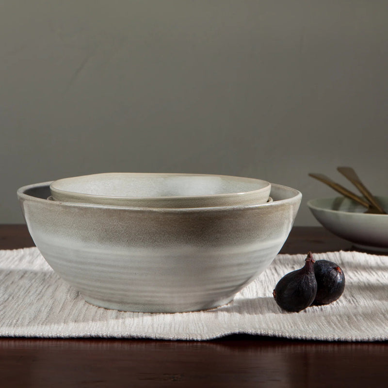 Heirloom - Aquarius Sage Serving Bowl 9.5 Inch Home & Kitchen