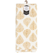 Heirloom - Arbor Block Print Waffle Dishtowel Home & Kitchen