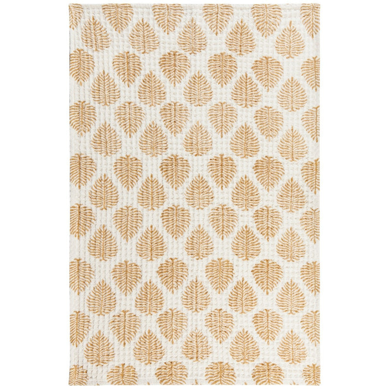 Heirloom - Block Print Waffle Dishtowel - Arbor