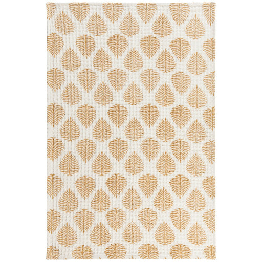 Heirloom - Arbor Block Print Waffle Dishtowel Home & Kitchen