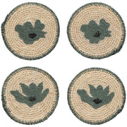 Heirloom - Aria Seagrass Coasters Set of 4 Home & Kitchen
