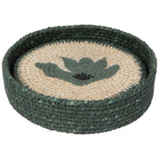 Heirloom - Aria Seagrass Coasters Set of 4 Home & Kitchen