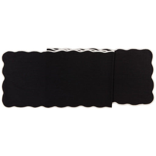 Heirloom - Black Florence Table Runner Home & Kitchen
