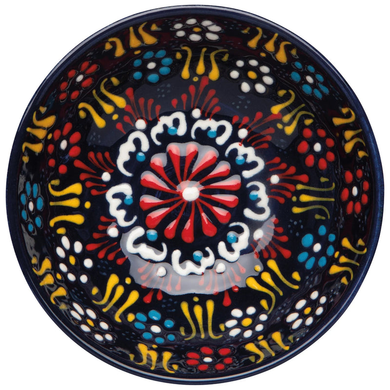 Heirloom - Bowl 5in Evani Multi Azure Home & Kitchen